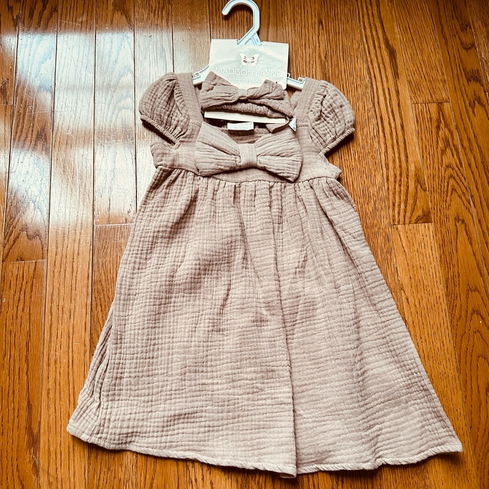 Madison Pink Puff Sleeve Sundress